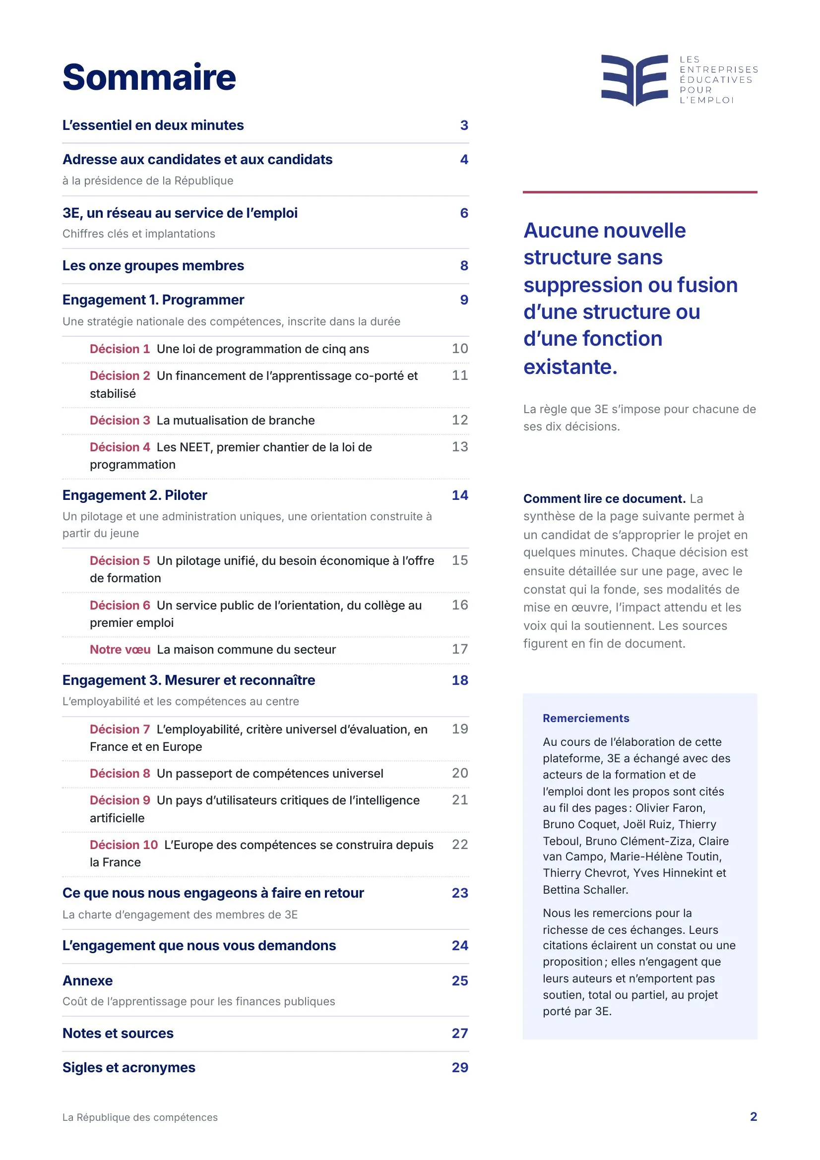 Page 2 de La République des compétences