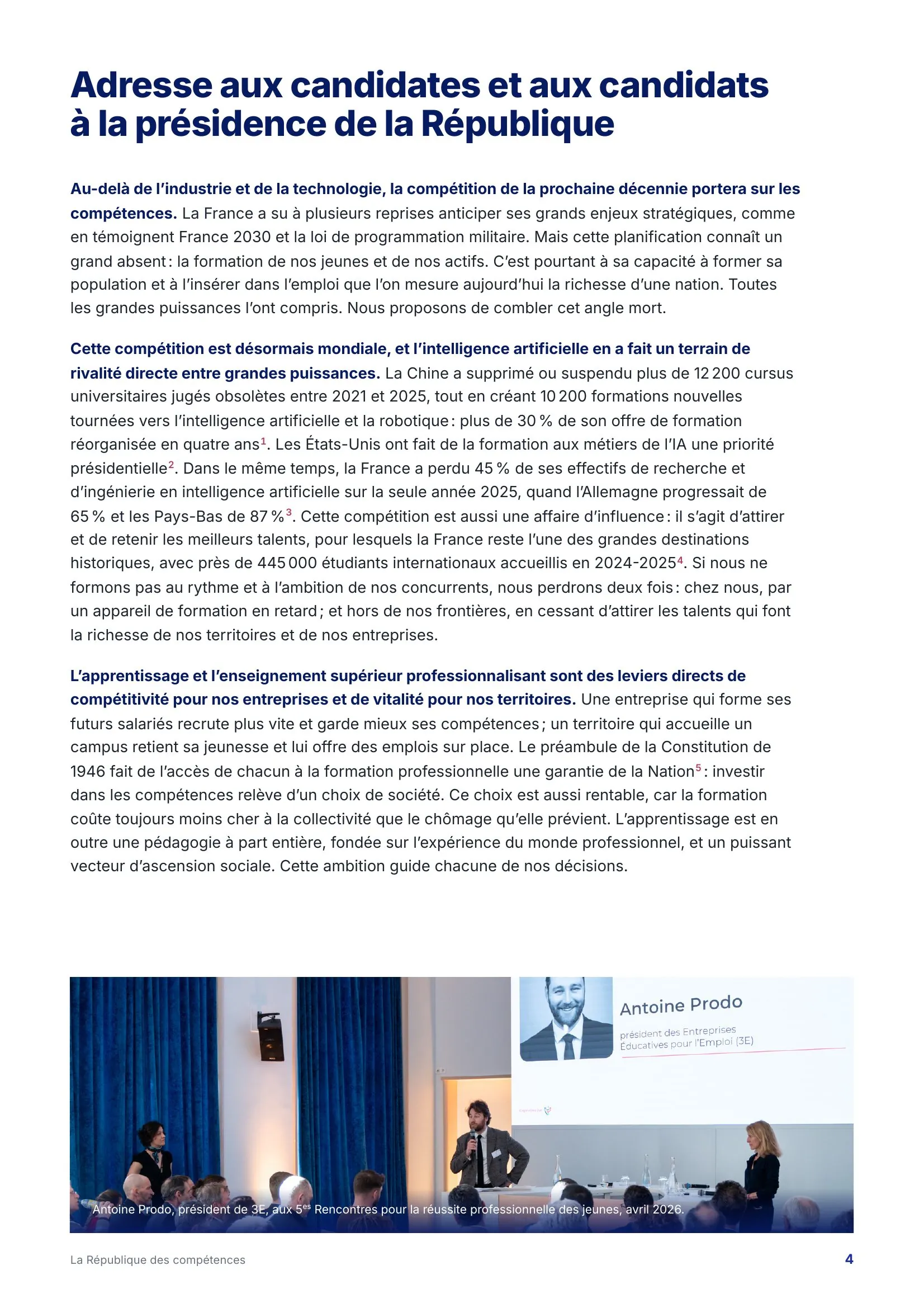 Page 4 de La République des compétences