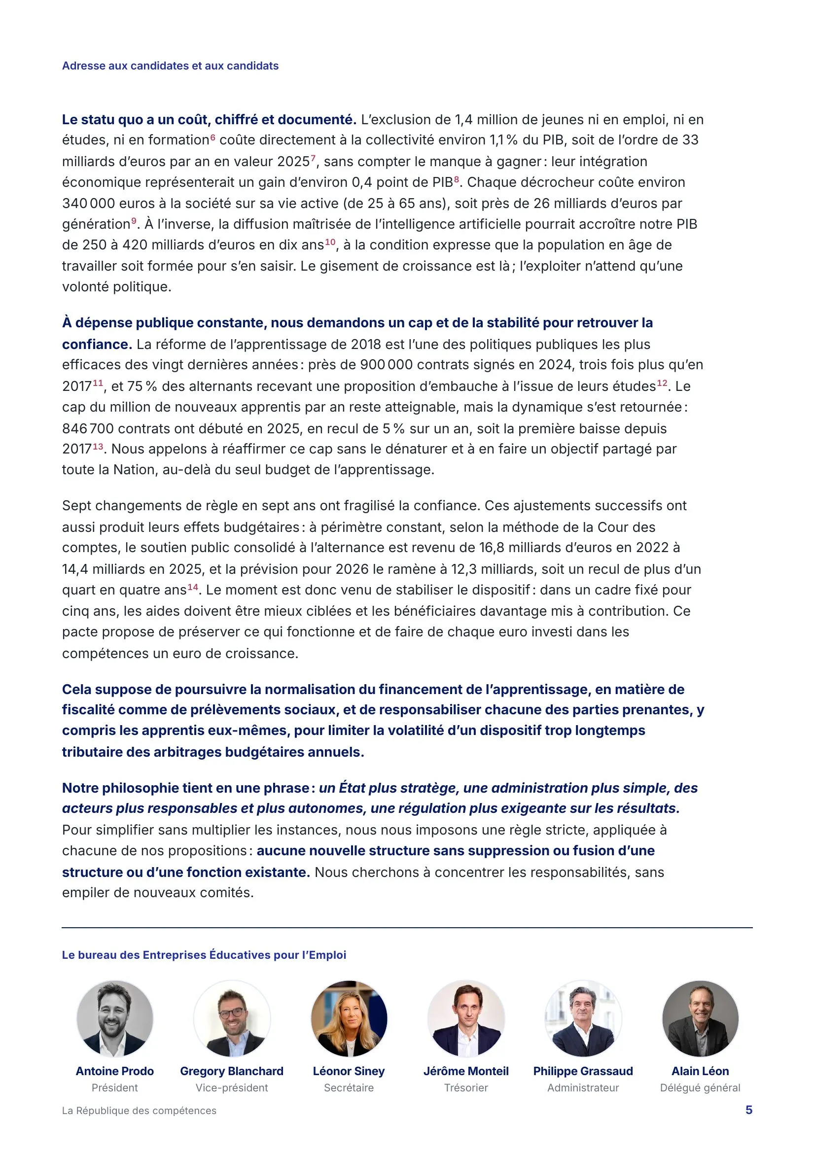 Page 5 de La République des compétences
