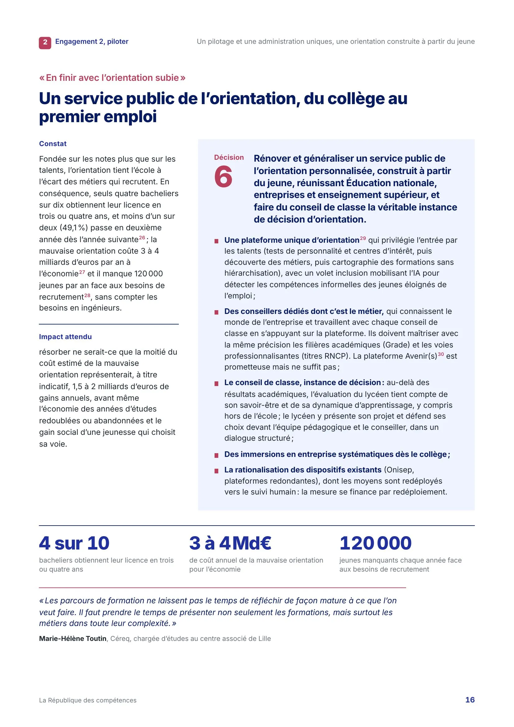 Page 16 de La République des compétences