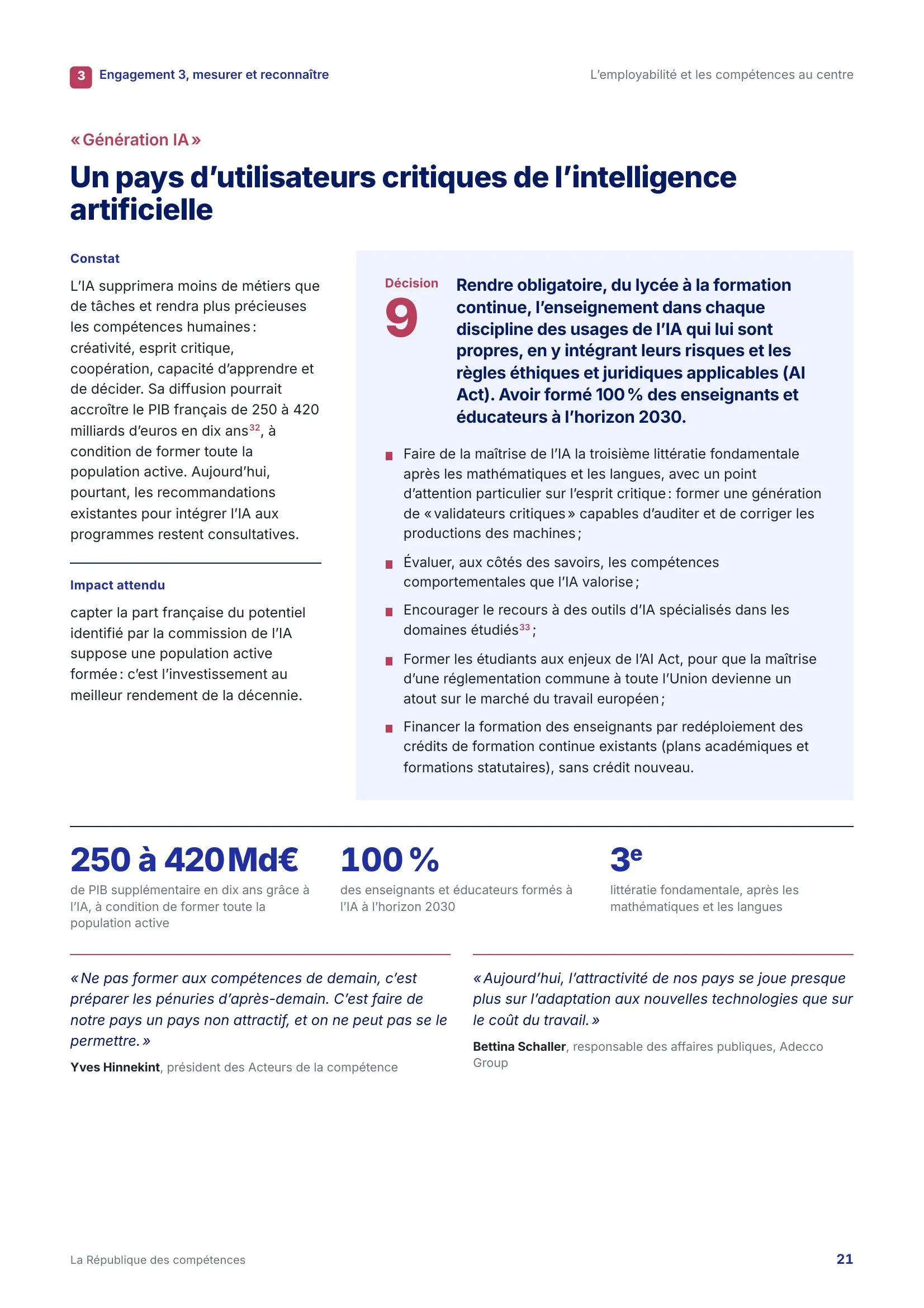 Page 21 de La République des compétences