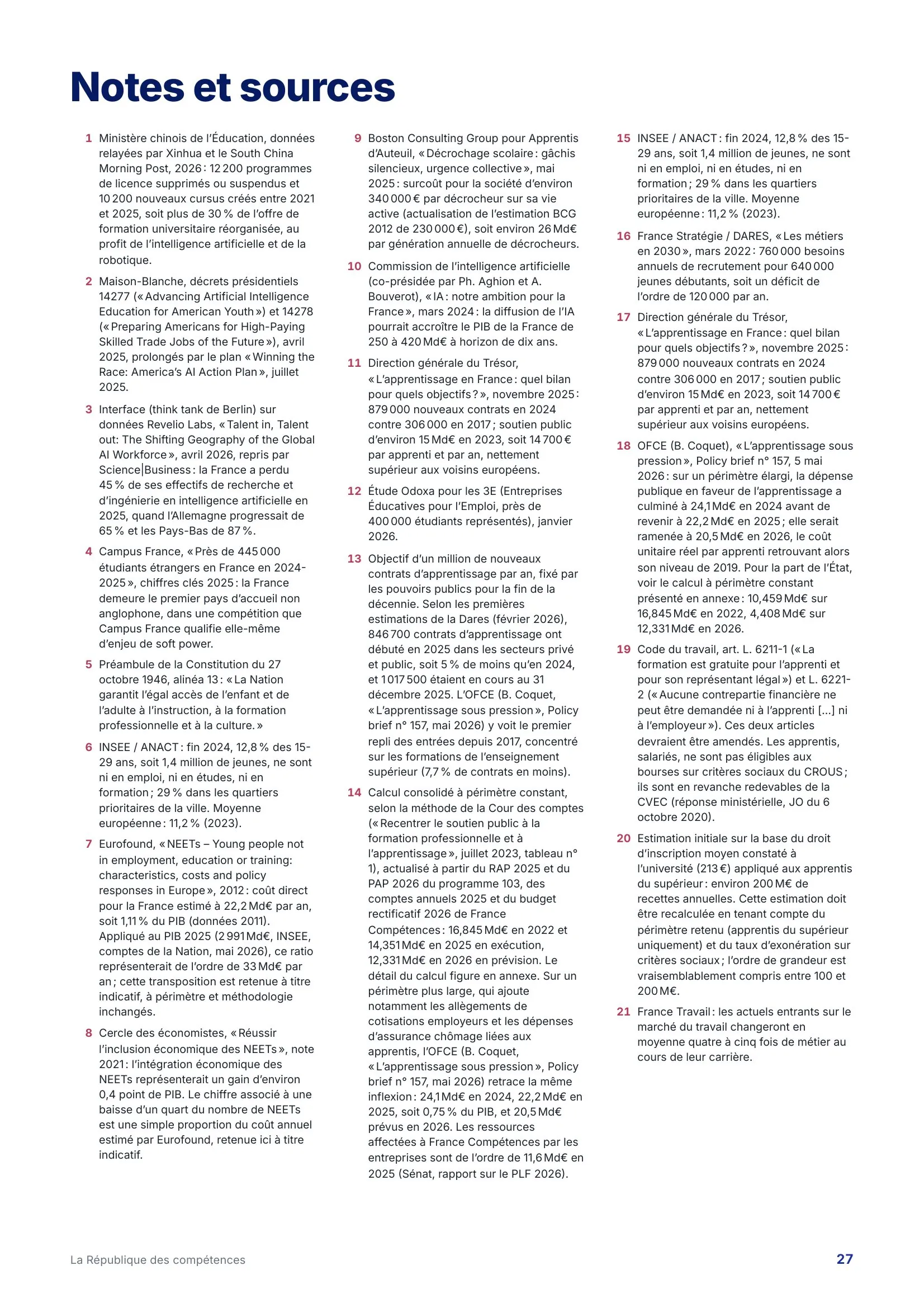 Page 27 de La République des compétences